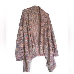 FRINGE confetti cardigan. O/S NWOT